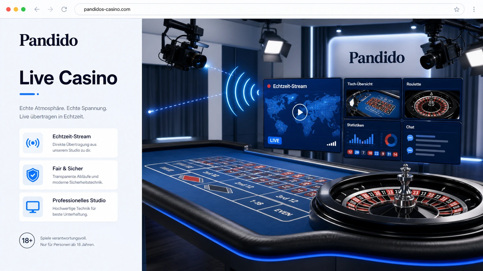 Was bedeutet Pandido Live Casino?