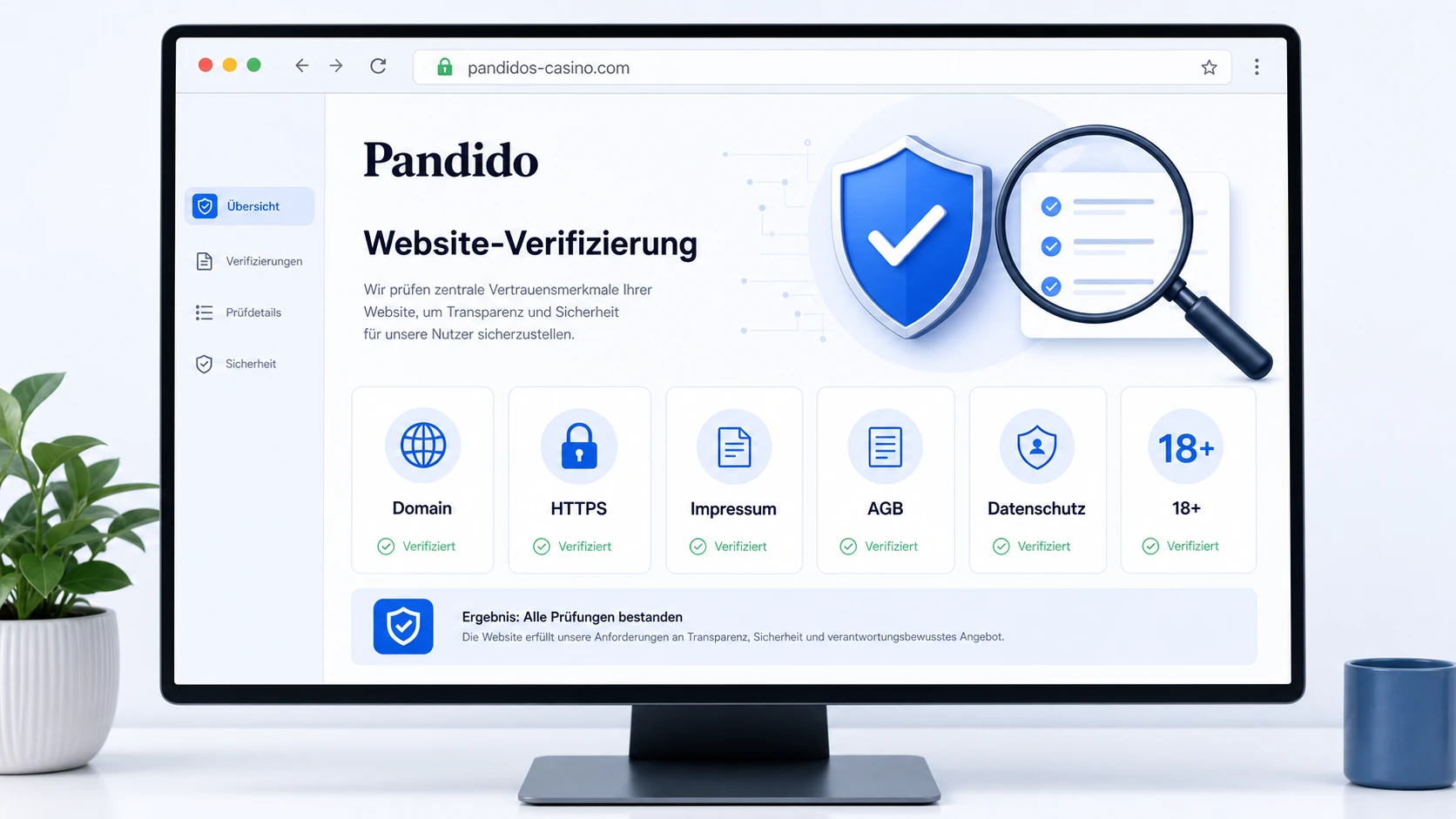Offizielle Website und Spielbereich prüfen